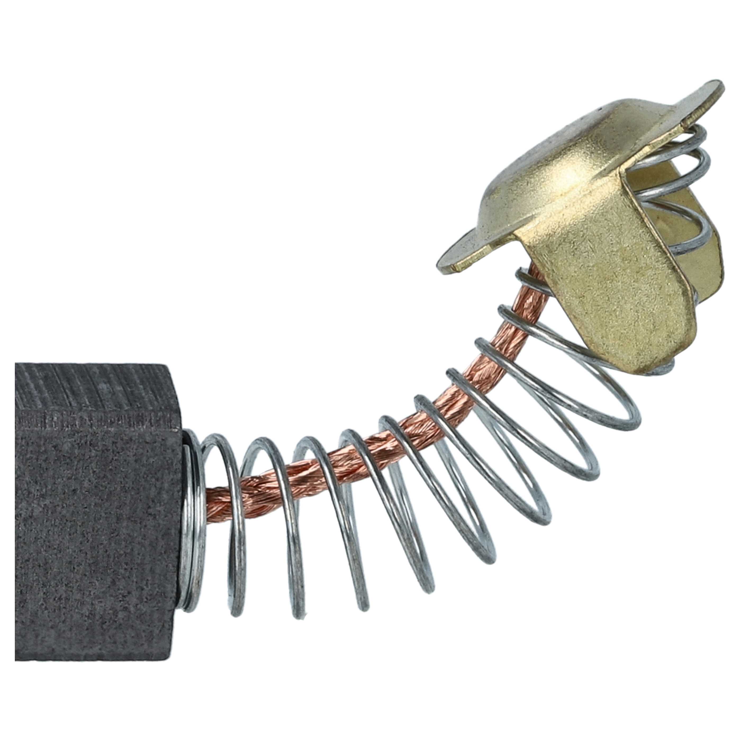Vhbw – Lot De 2 Balais De Charbon 7x11x17 Mm – Avec Ressort, Compatible Hitachi DH40MR, KM12SC, G13SC2, M12SC, DH38MS, DH38YE2, KM12VC