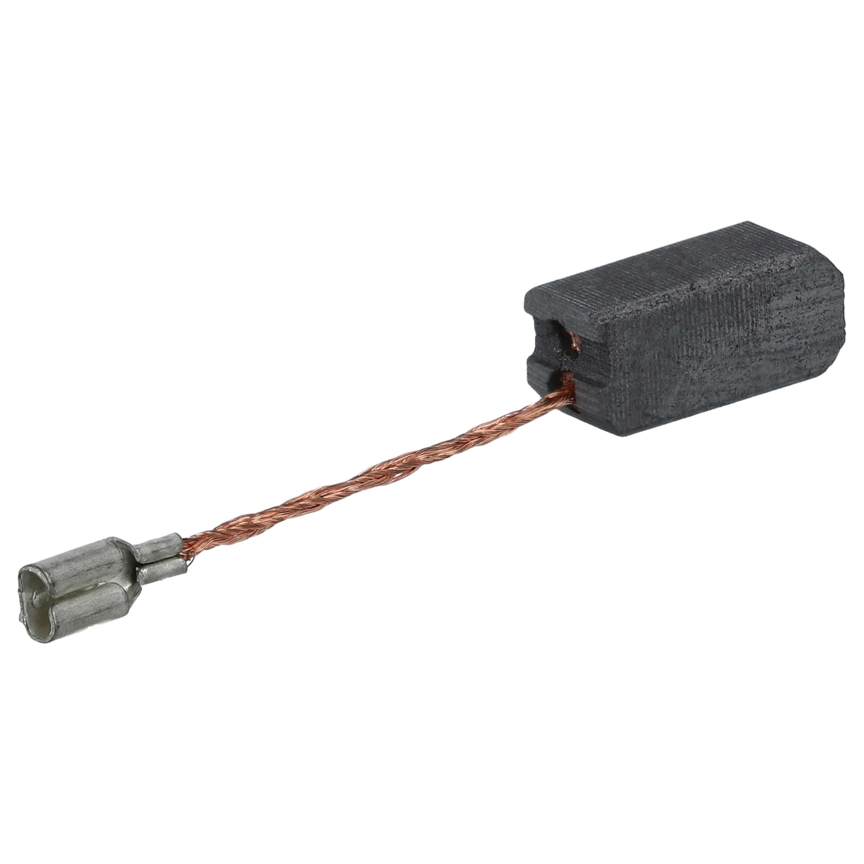 Balais De Charbon Moteur 15x7x6.3 Mm - Lot De 2 Paires - Compatibles Flex L1109, L1503, F1109, Etc.