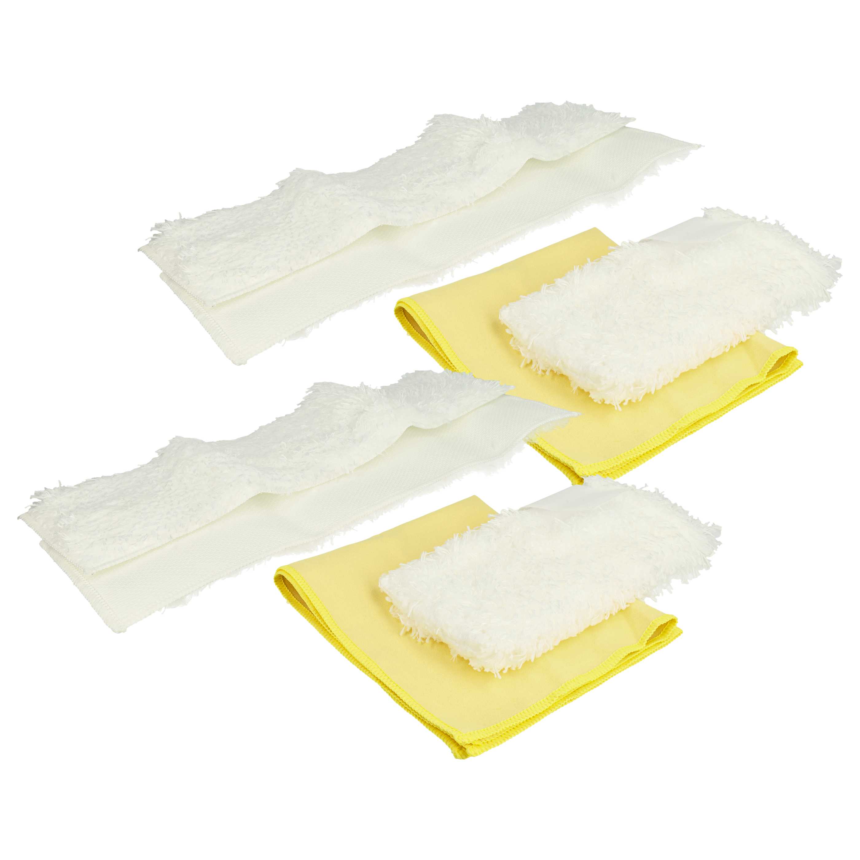 Fundas De Rizo De Algodón Para Limpiador De Vapor Karcher SC - 2 Piezas Ultrafinas, Lavables Y Elásticas