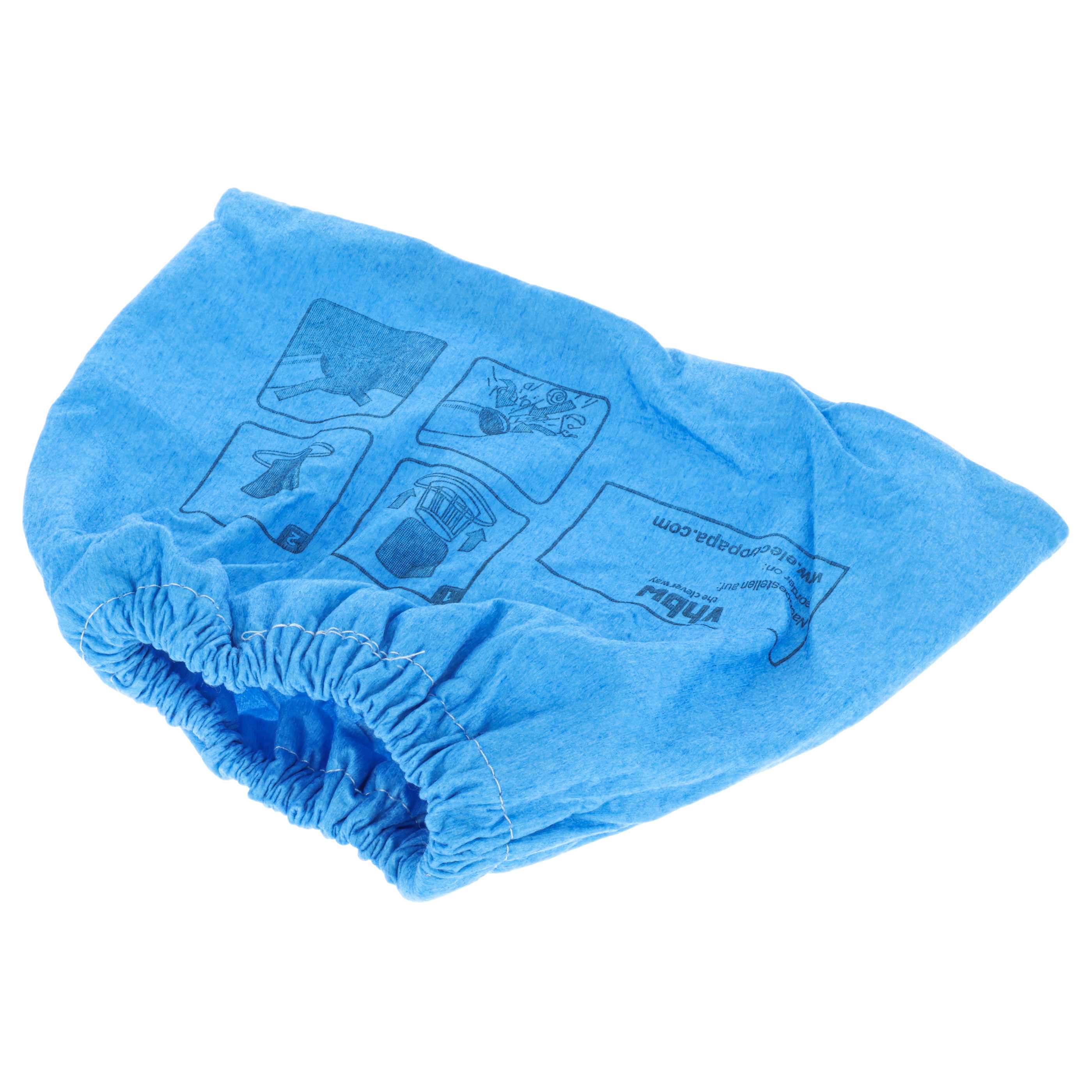 Lot De 5 Filtres Textiles Pour Aspirateur Einhell - Compatible Inox 1400, AS 30, HPS-1300